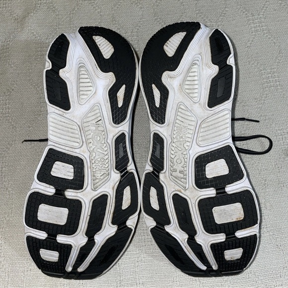 Hoka bondi 7  Black and White Athletic Shoes - Picture 5 of 5
